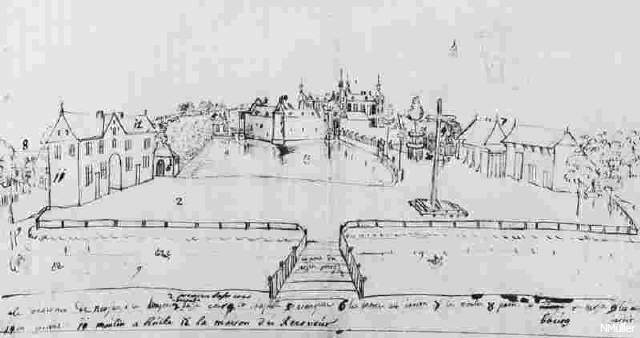 Ansicht Schlosss Neersen  1727