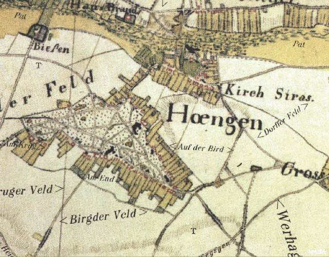 Hoengen um 1805